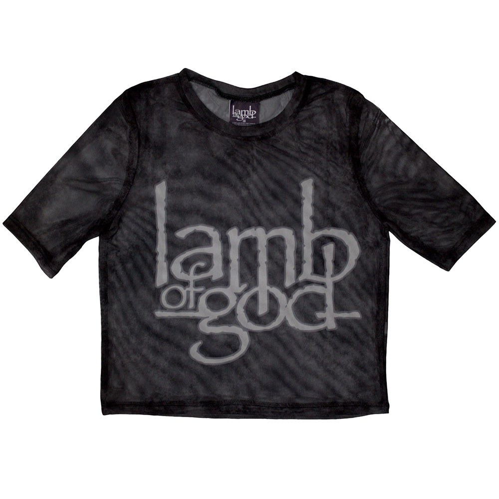 Lamb Of God - Logo Crop top - Black